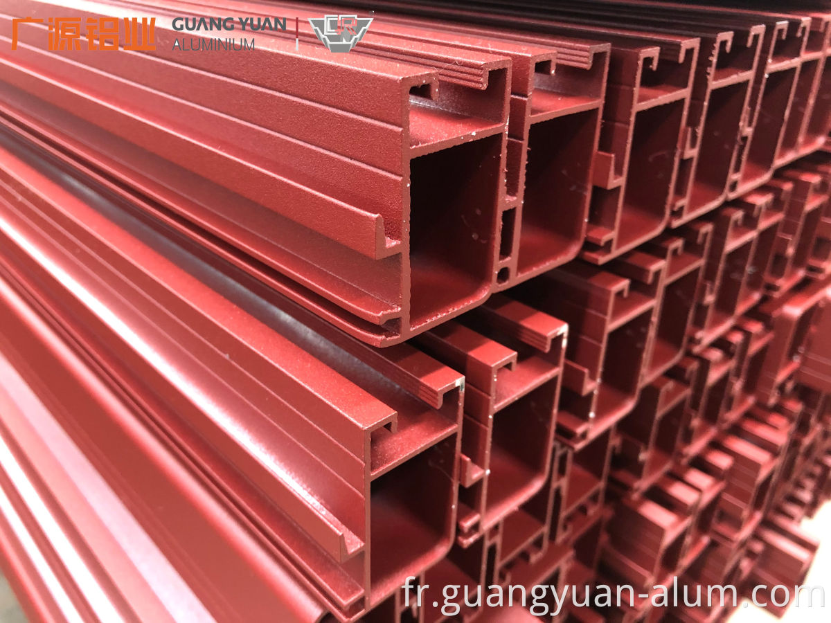 GUANGYUAN ALUMINIUM Powder Coated Aluminum Profile